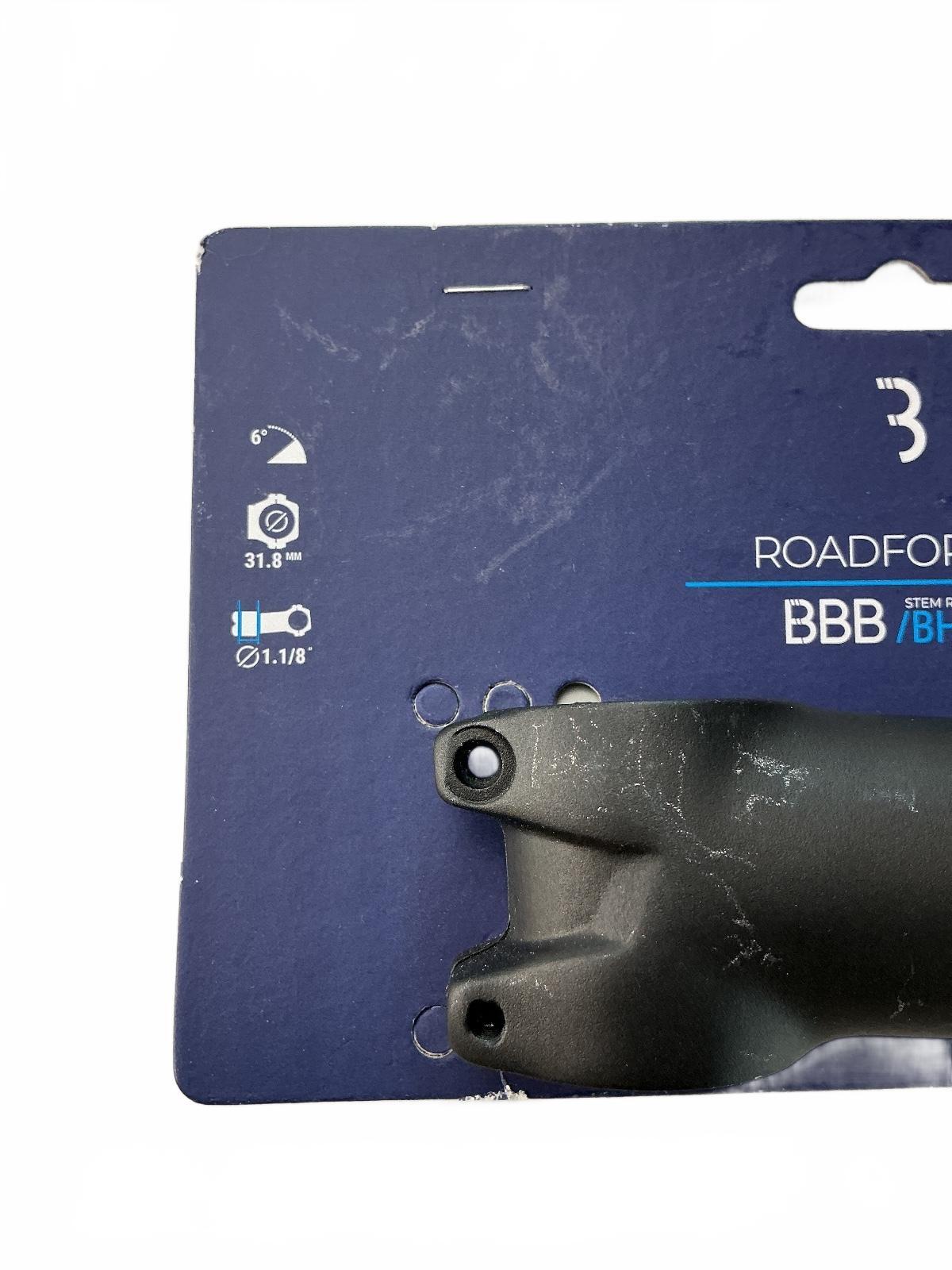 BBB Roadforce II Bicycle Stem 31.8mm Black 100mm