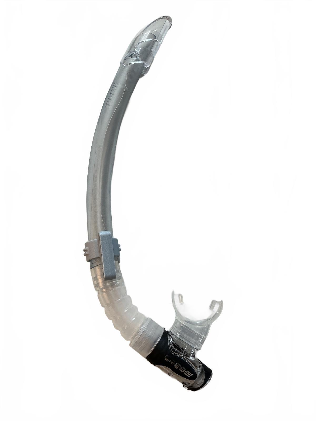 Cressi Adult Snorkel Clear Black Size One Size