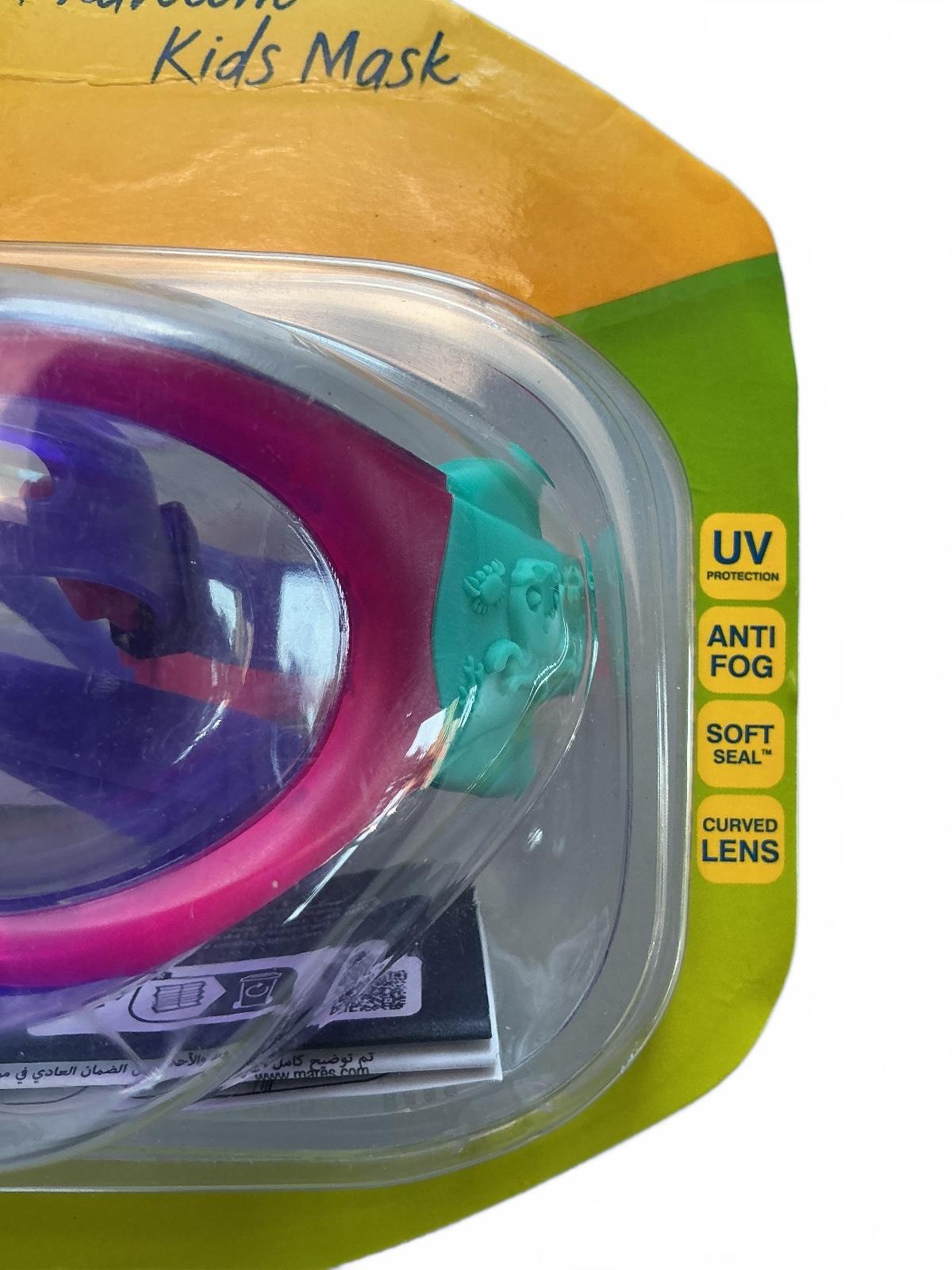 *NEW* Zoggs Phantom Kids Mask Pink Violet Clear Size Kids 0-6 YRS Swim Goggles