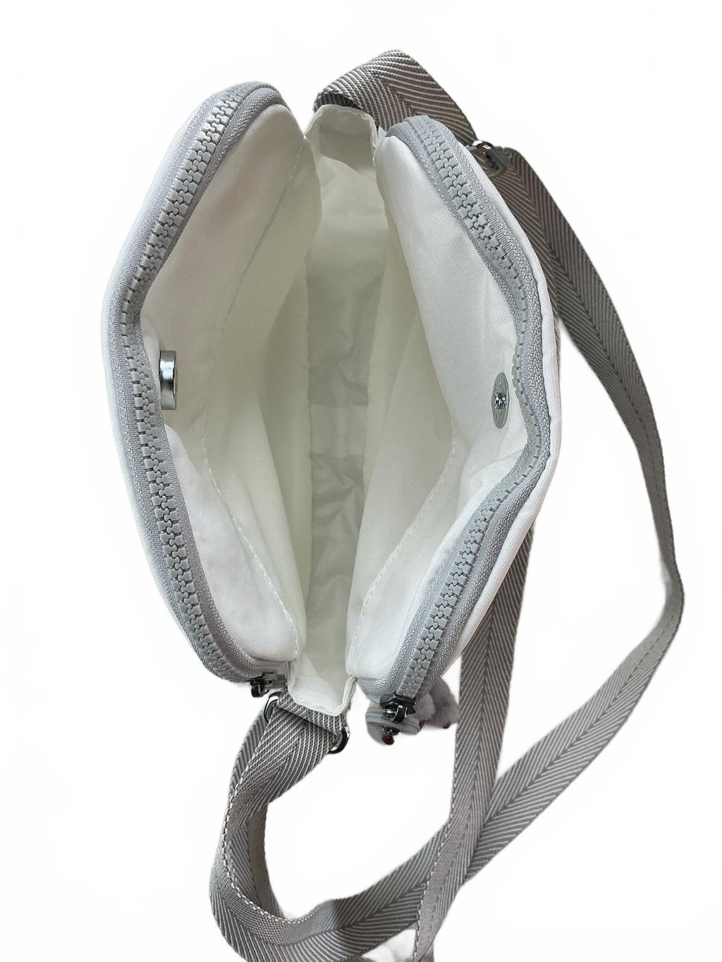 Kipling Keeffe Crossbody Bag Women White Adjustable Strap Lightweight