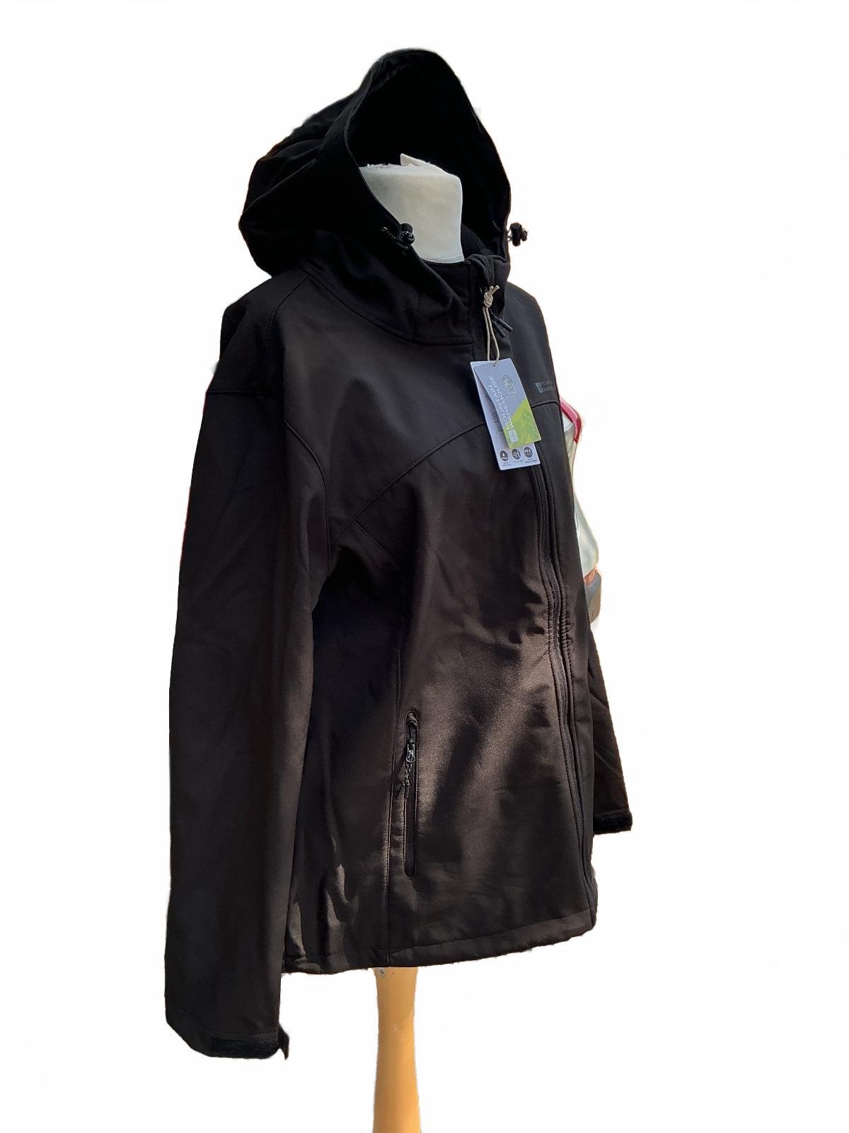 *NEW* Mountain Warehouse Exodus Women's Softshell Jacket Black UK 20 EU 48 US 16