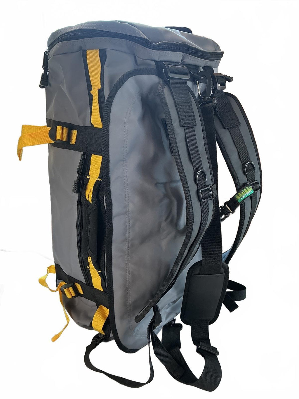 Large 45l Grey and Yellow Outdoor Backpack Hiking Travel Bag Haimont