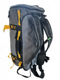 Large 45l Grey and Yellow Outdoor Backpack Hiking Travel Bag Haimont