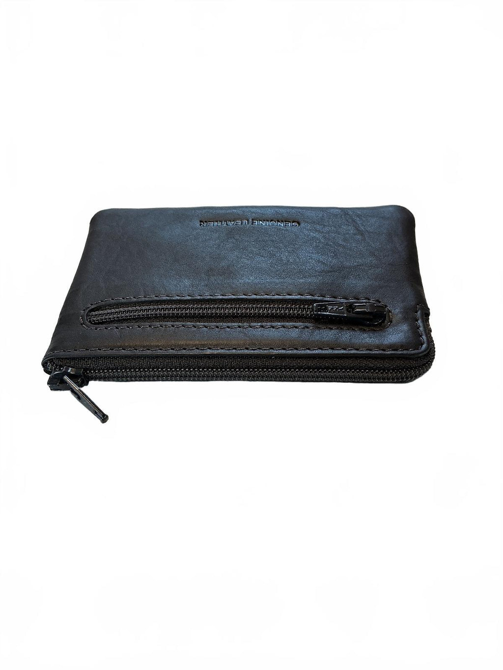 Reebok Club Men's Brown Leather Purse Wallet Zip Card Holder New