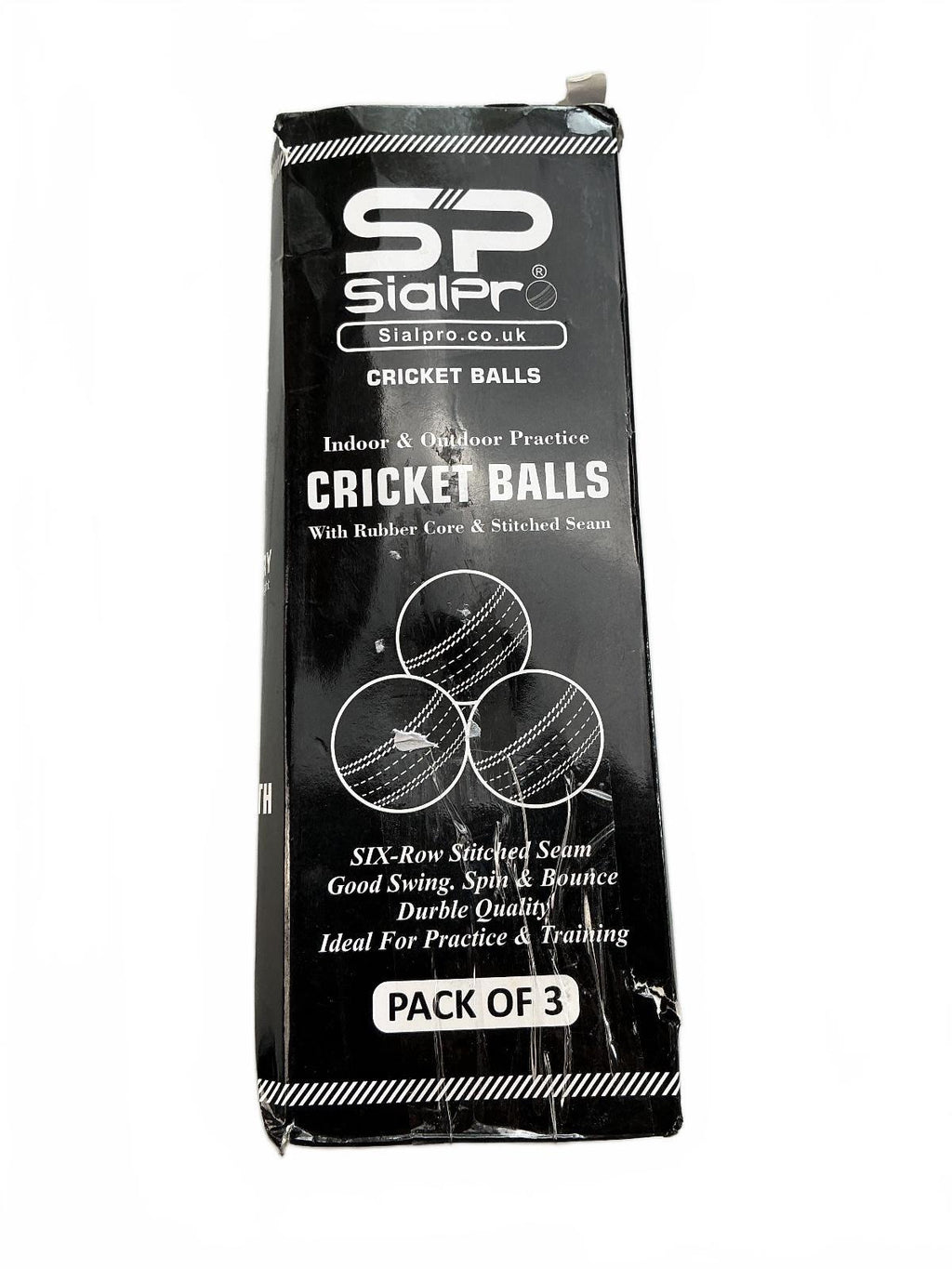 SialPro Cricket Balls Pack of 2 Practice Training Size Standard