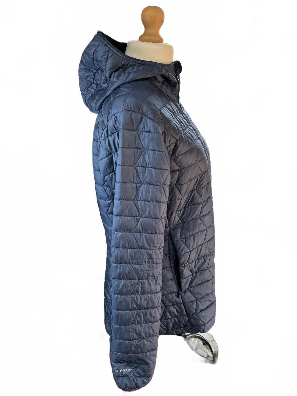 Berghaus Hydroloft Pertex Women's Jacket UK 14 Navy Insulated Hooded Warm