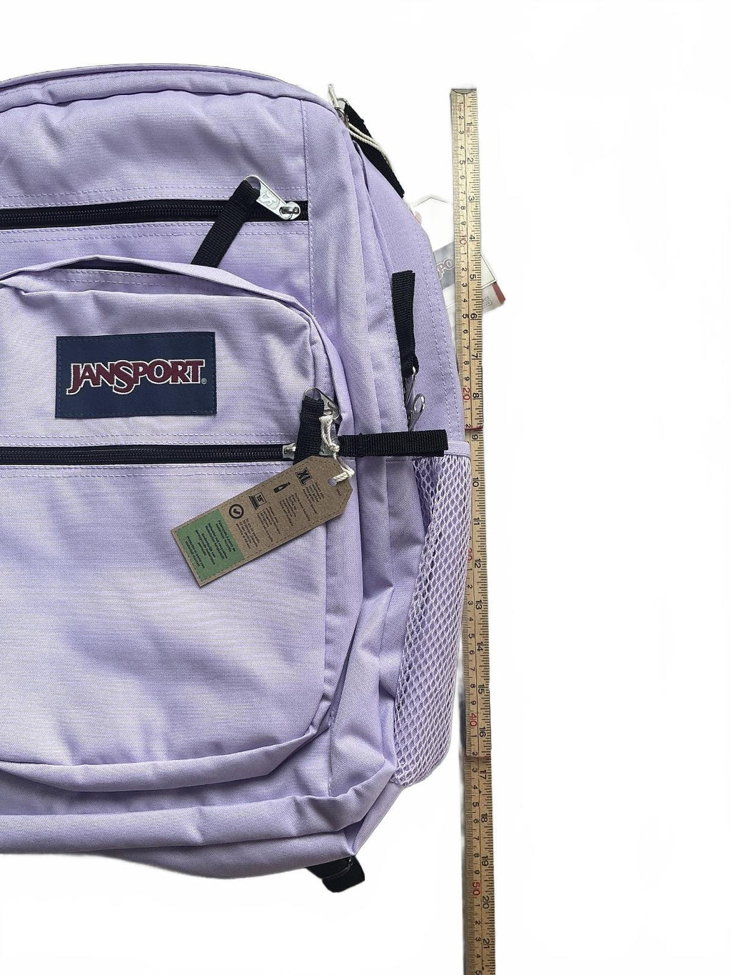 *NEW* JanSport Big Student Pastel Lilac Backpack 34L 15 Inch Laptop Sleeve