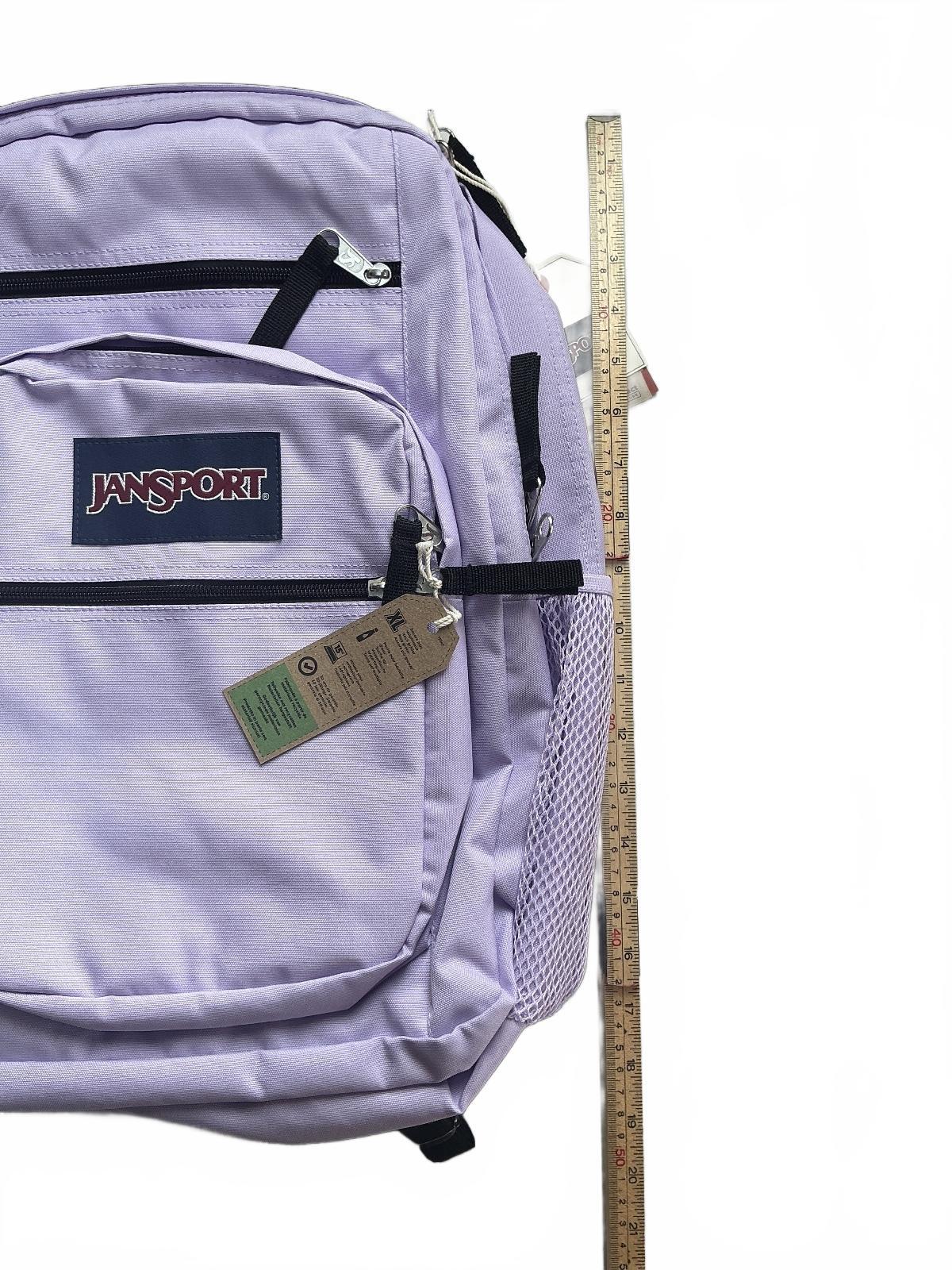 *NEW* JanSport Big Student Pastel Lilac Backpack 34L 15 Inch Laptop Sleeve
