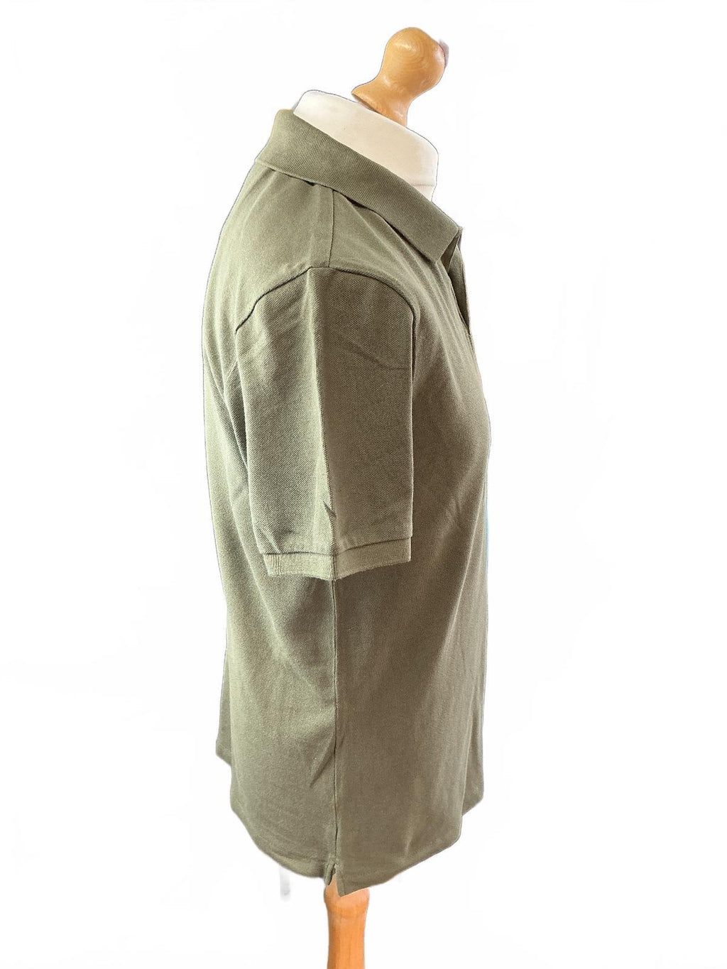 Calvin Klein Jeans Polo Shirt Men M Olive Green CK Logo Cotton Casual