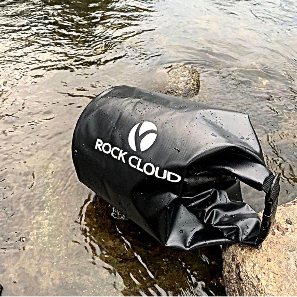 Rock Cloud Waterproof Dry Bag 40L Unisex Blue Durable Double Strap