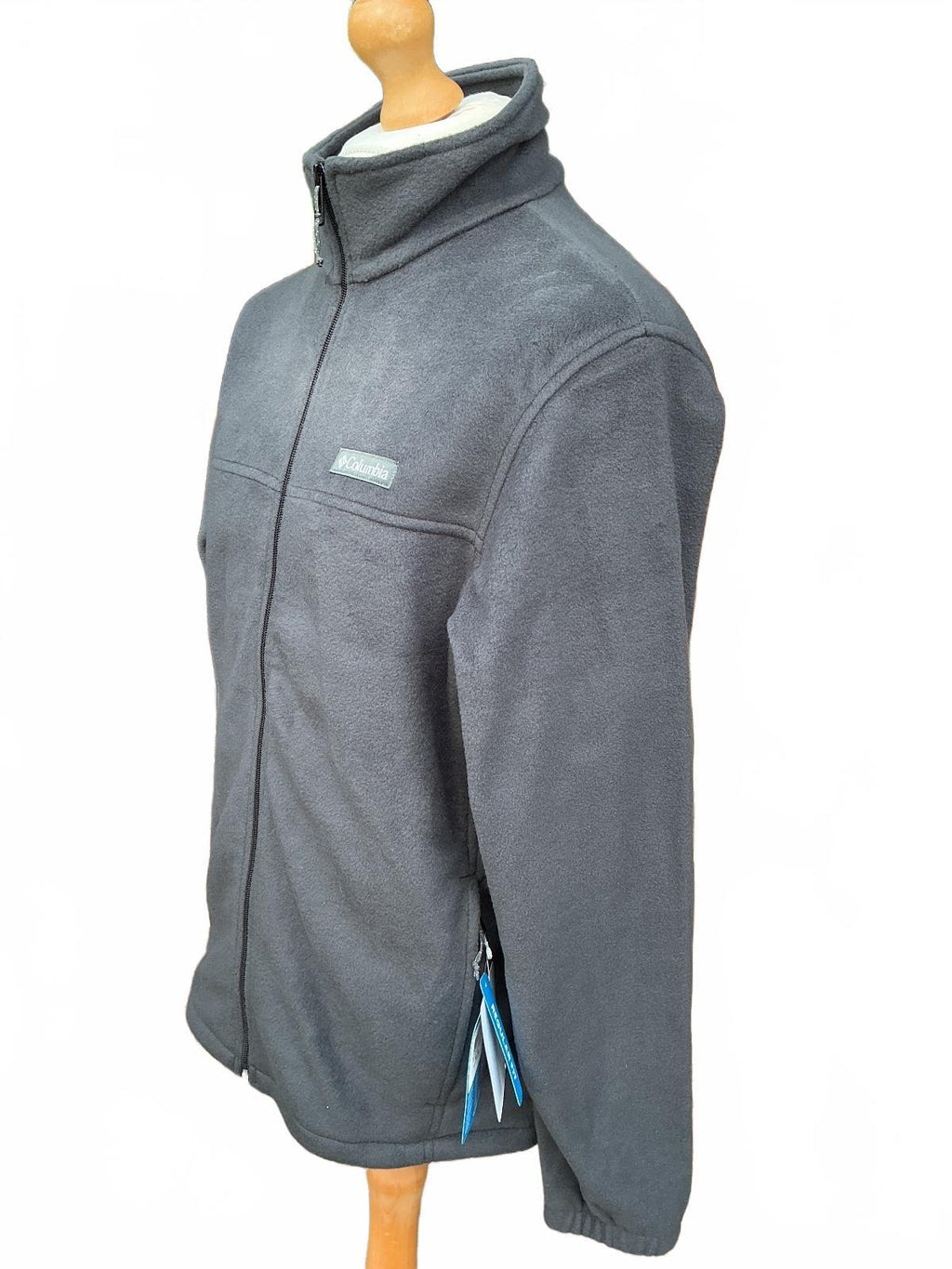 Columbia Steens Mountain II Men's Medium Grey Regular Fit Fleece Jacket