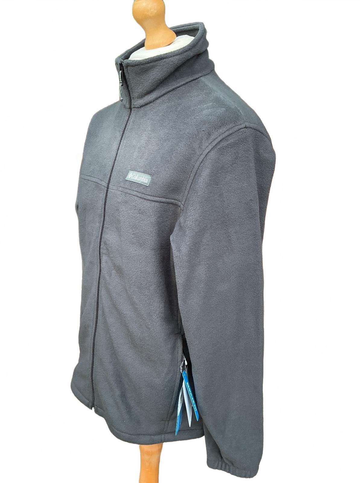 Columbia Steens Mountain II Men's Medium Grey Regular Fit Fleece Jacket