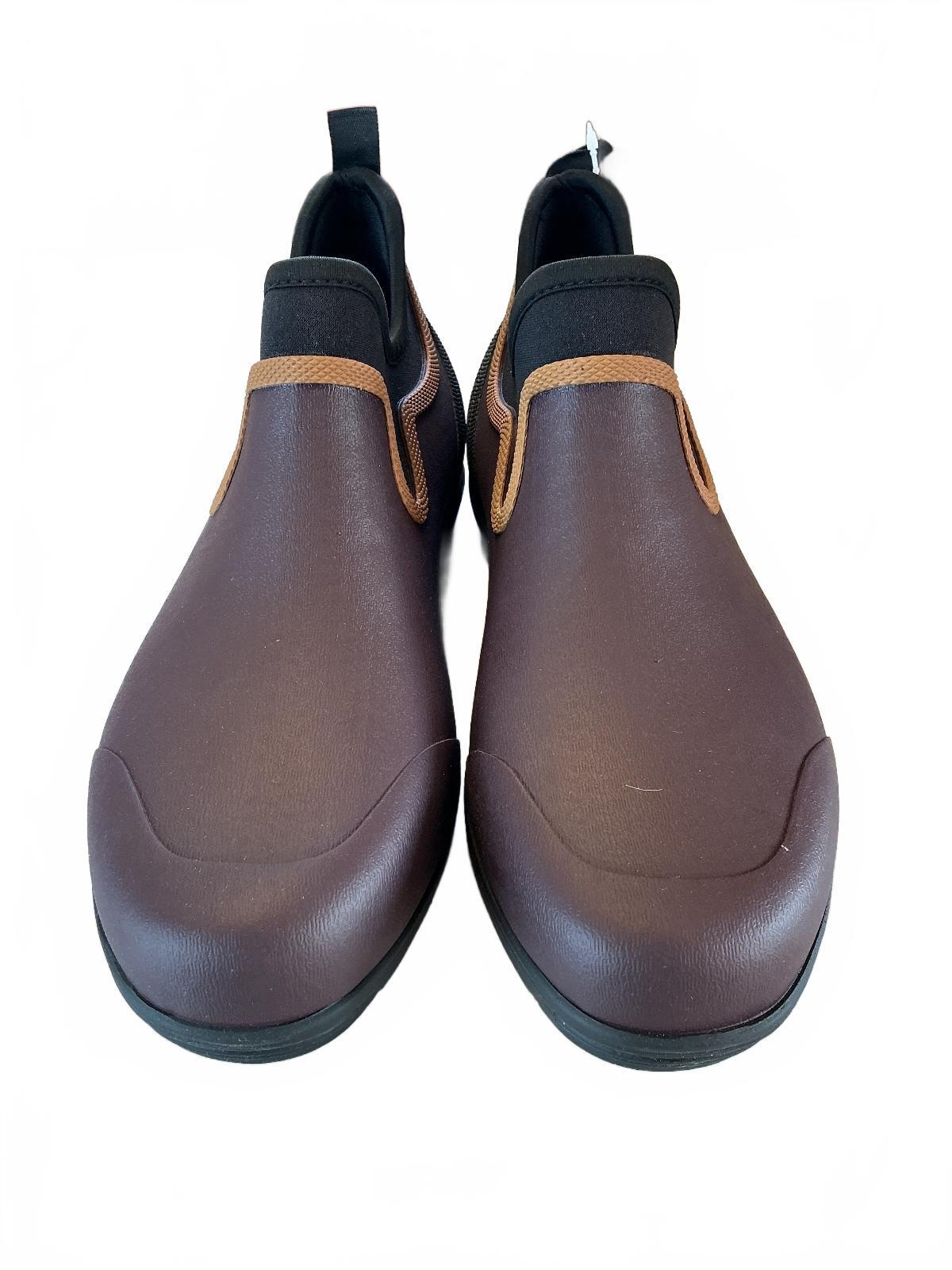 Aigle Lessfor Plus M2 Men Size 9.5 Brown Slip-On Waterproof Garden Shoes New