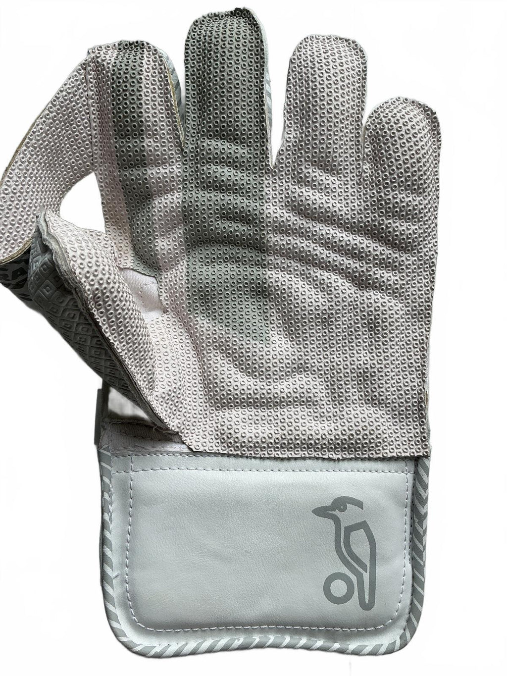 Kookaburra LC 2.0 Cricket Wicket Keeping Gloves Size Youth White Gray