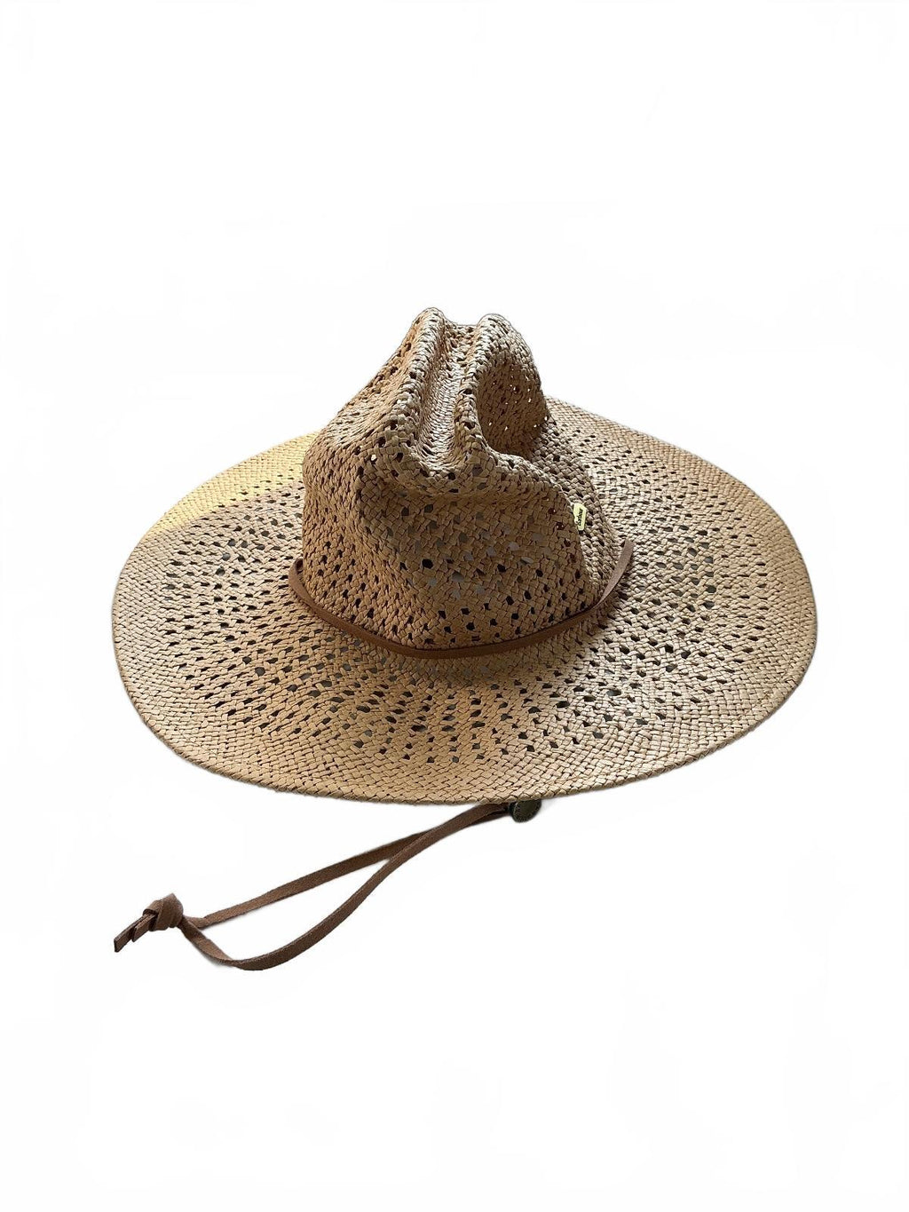 Barbour Gabby Natural Fedora Hat Medium M