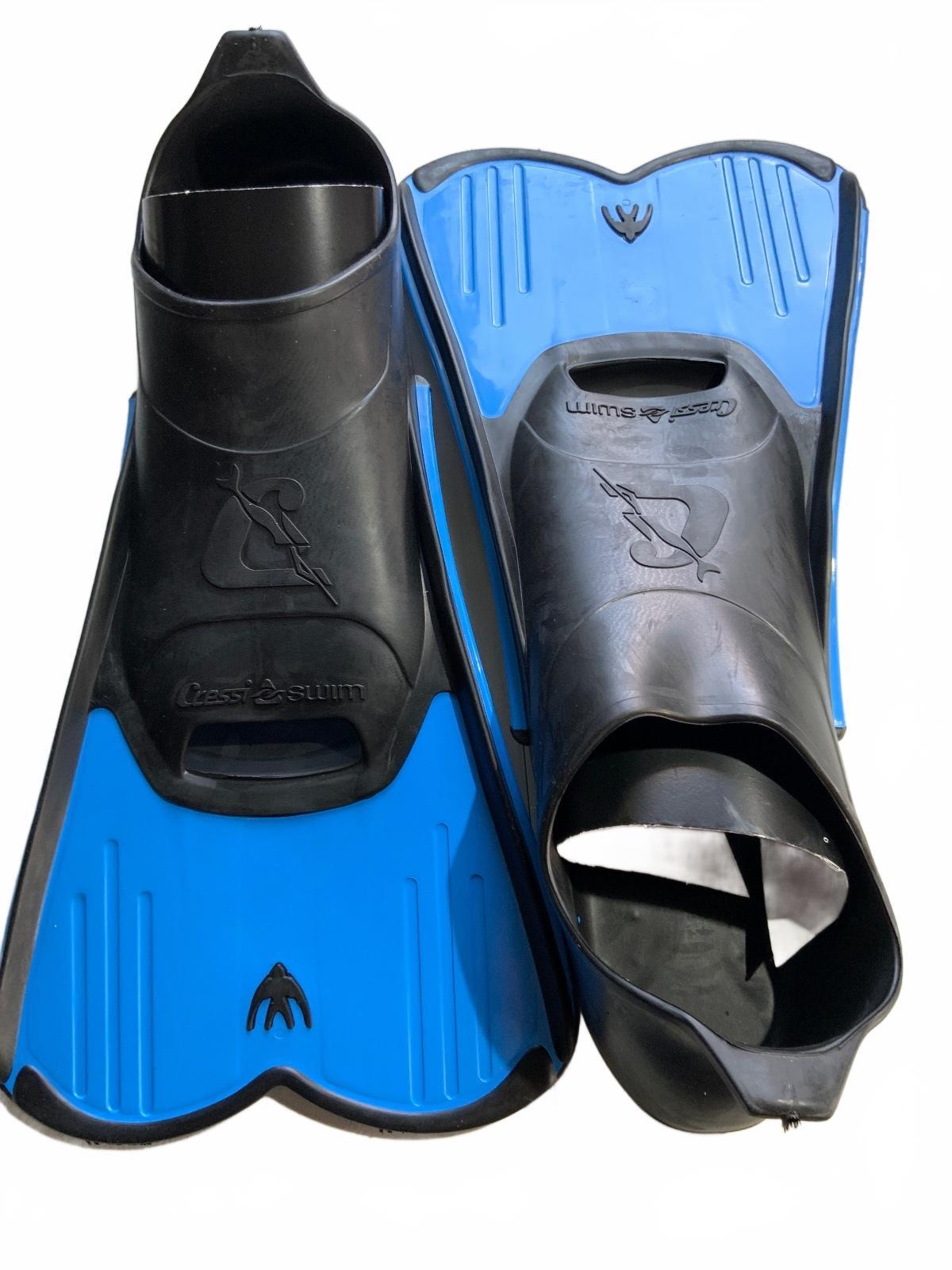 Cressi Blue Swimming Fins Light Fins Size EU 37/38 UK 4/5 US 5/6