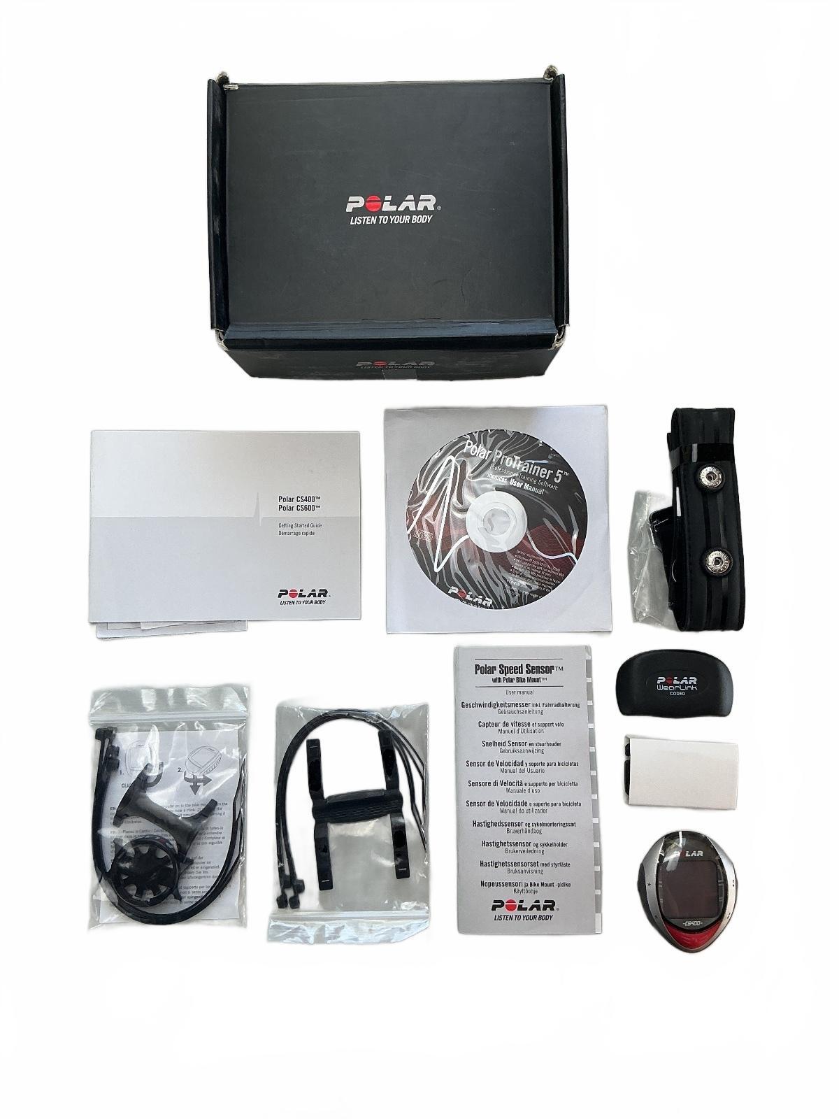 Polar CS400 Bike Computer Speed Sensor Set Size One