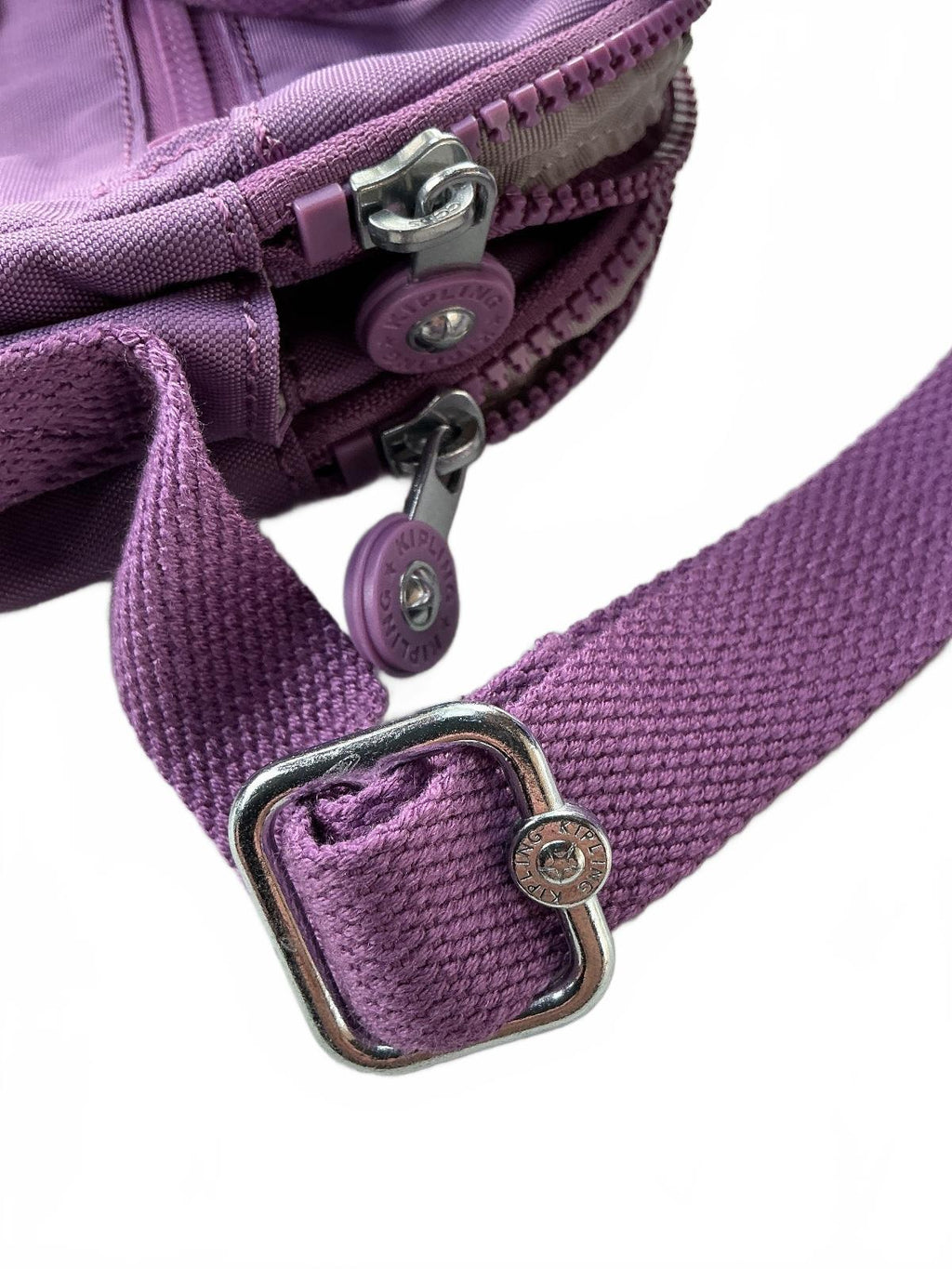 Kipling Keeffe Crossbody Bag Women Purple Lightweight Adjustable Strap