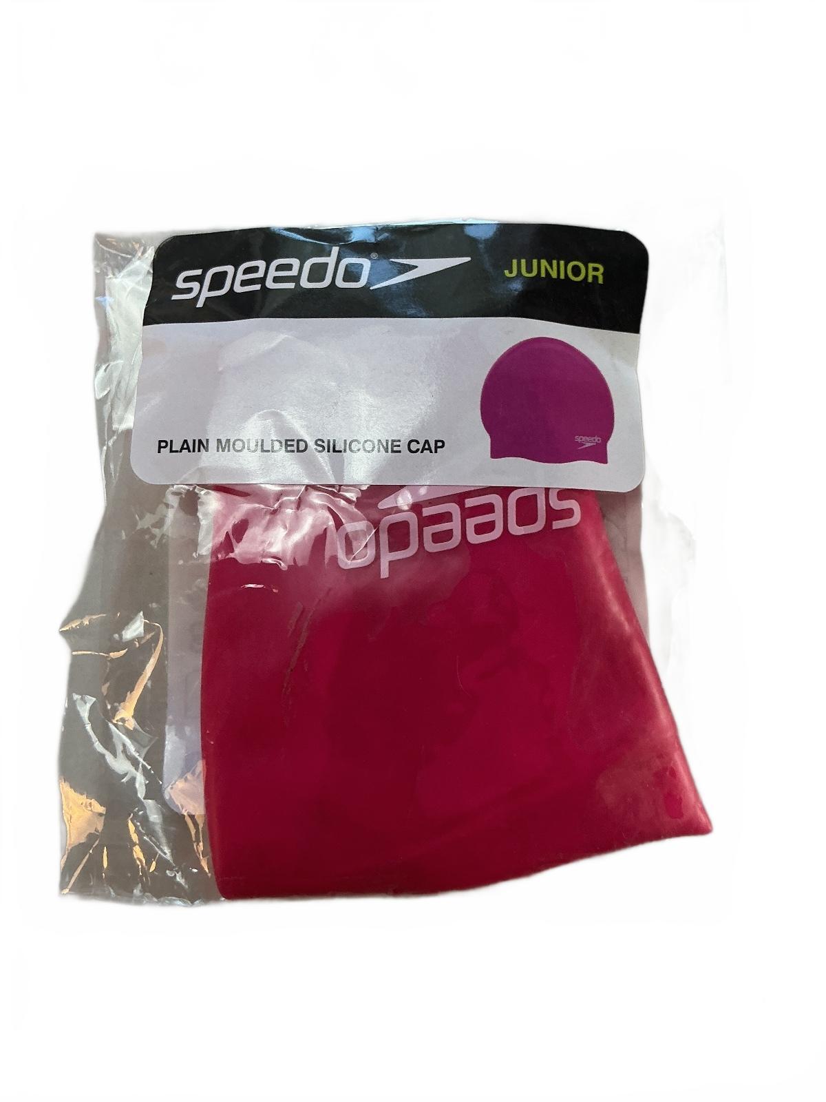 *NEW* Speedo Junior Swimming Goggles and Pink Silicone Cap Set Age 6-14 Years
