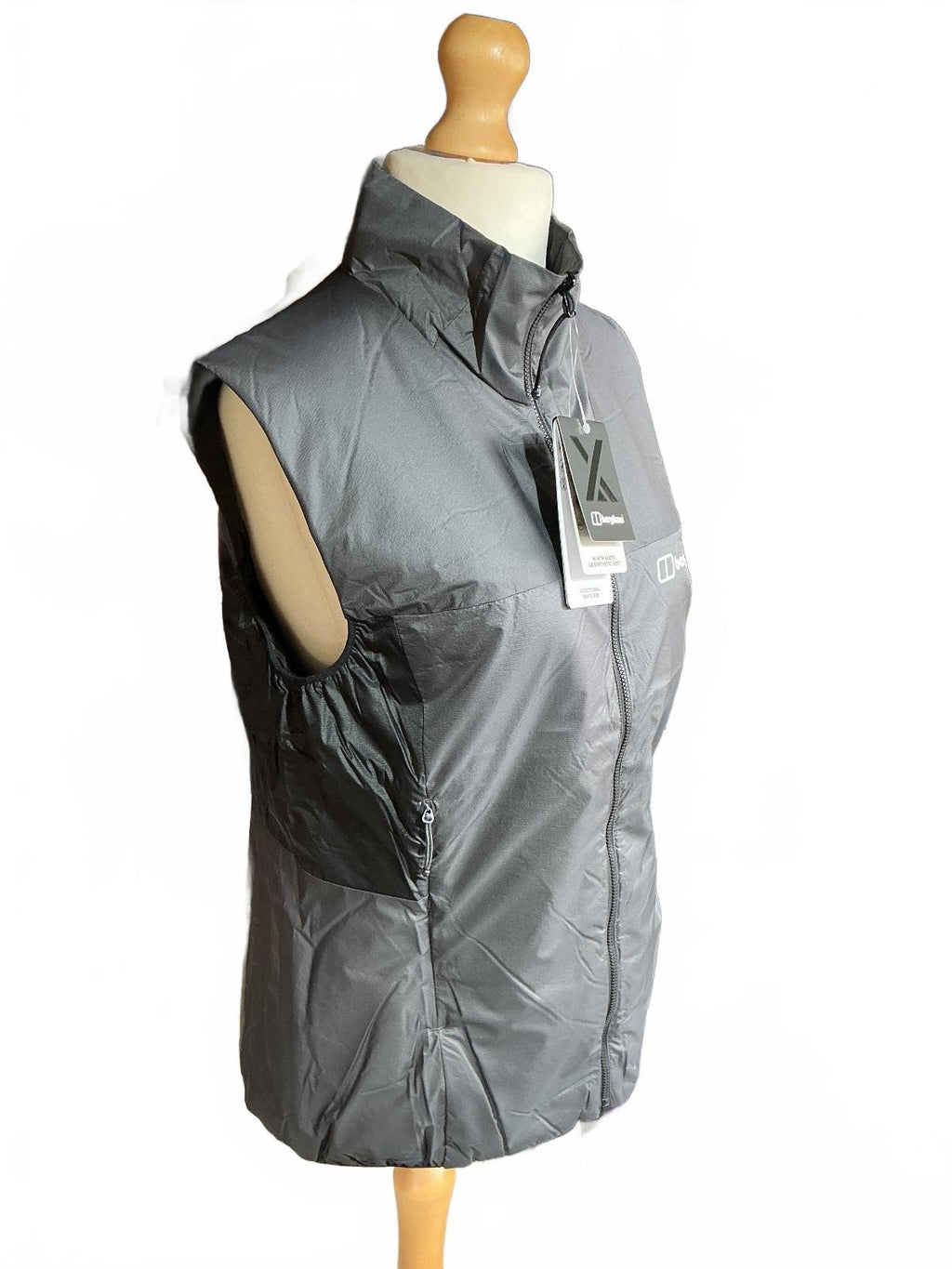 *NEW* Berghaus W MTN Arete LB Synthetic Vest Grey Black UK 14