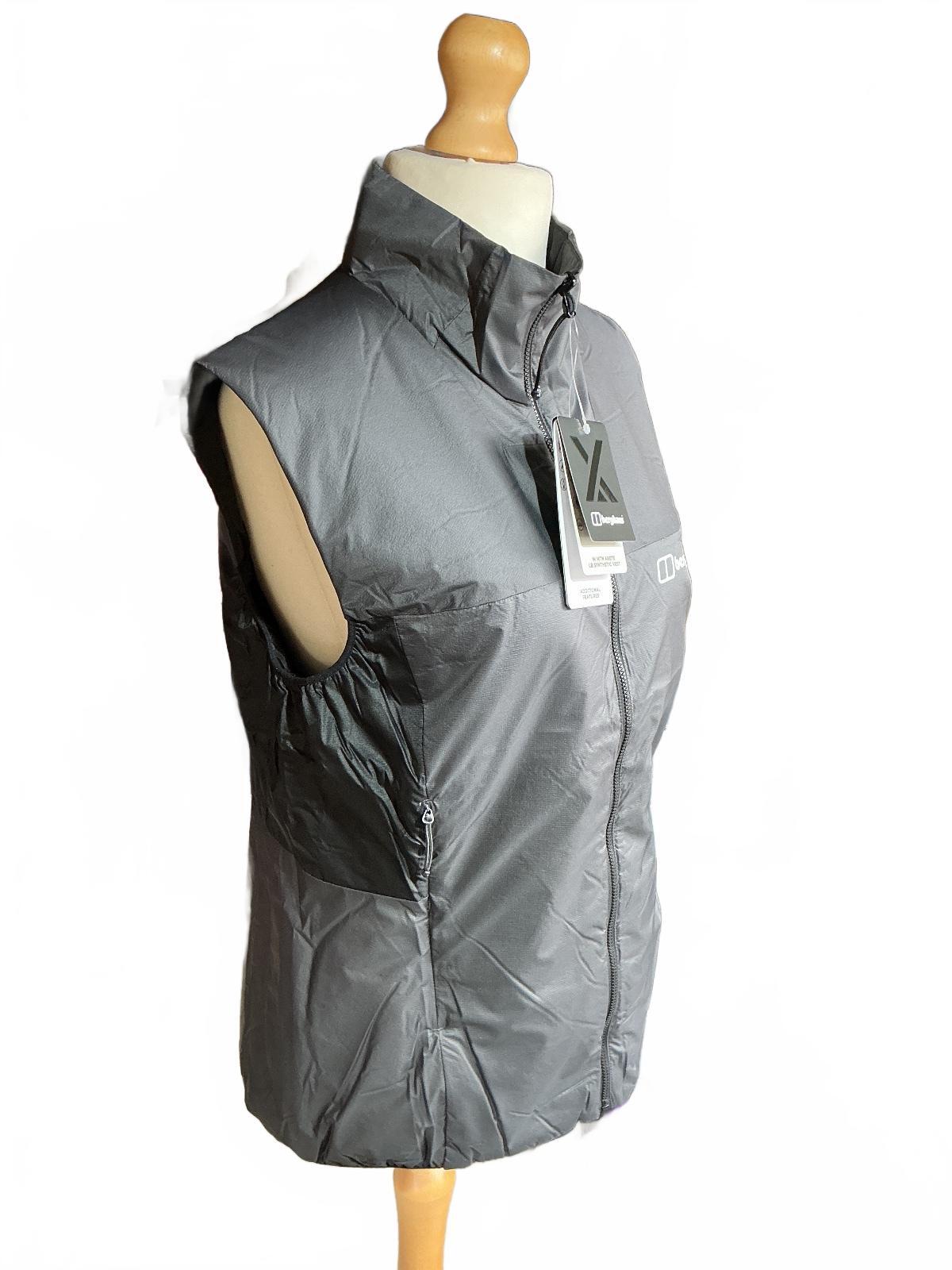 *NEW* Berghaus W MTN Arete LB Synthetic Vest Grey Black UK 14