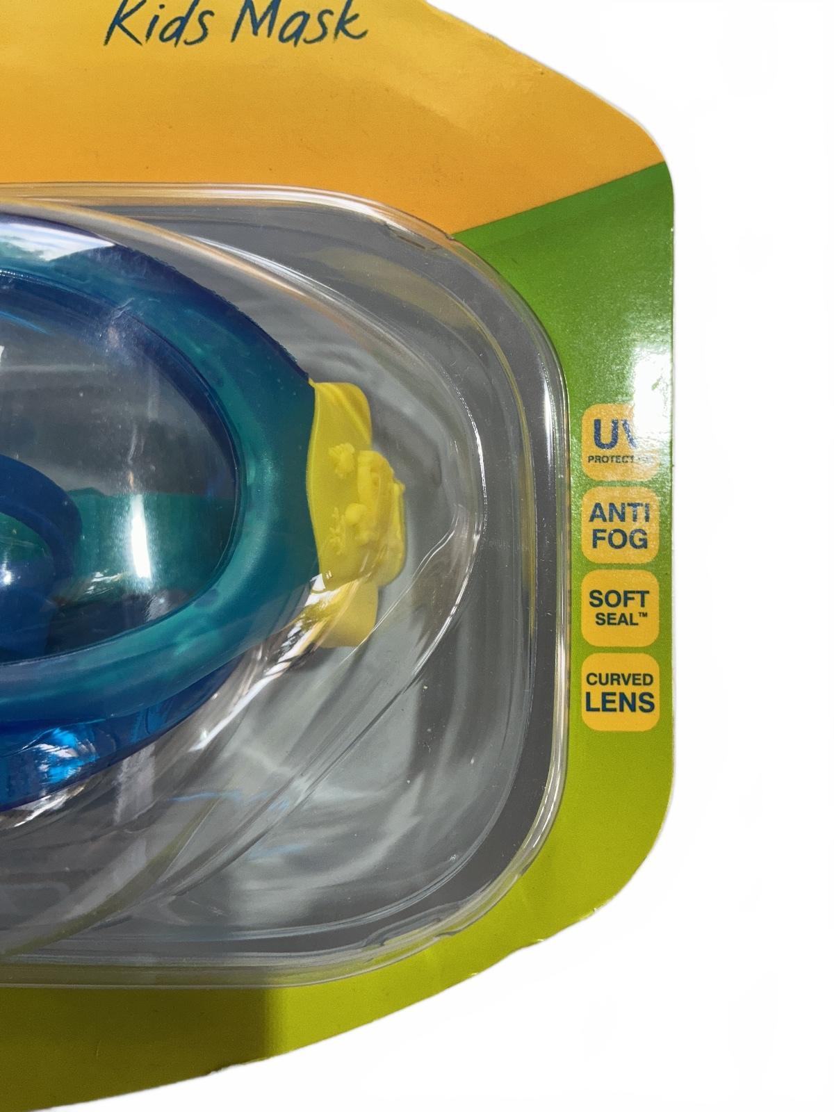 Zoggs Phantom Kids Mask Blue Turquoise Size 0-6 Years Swimming Goggles