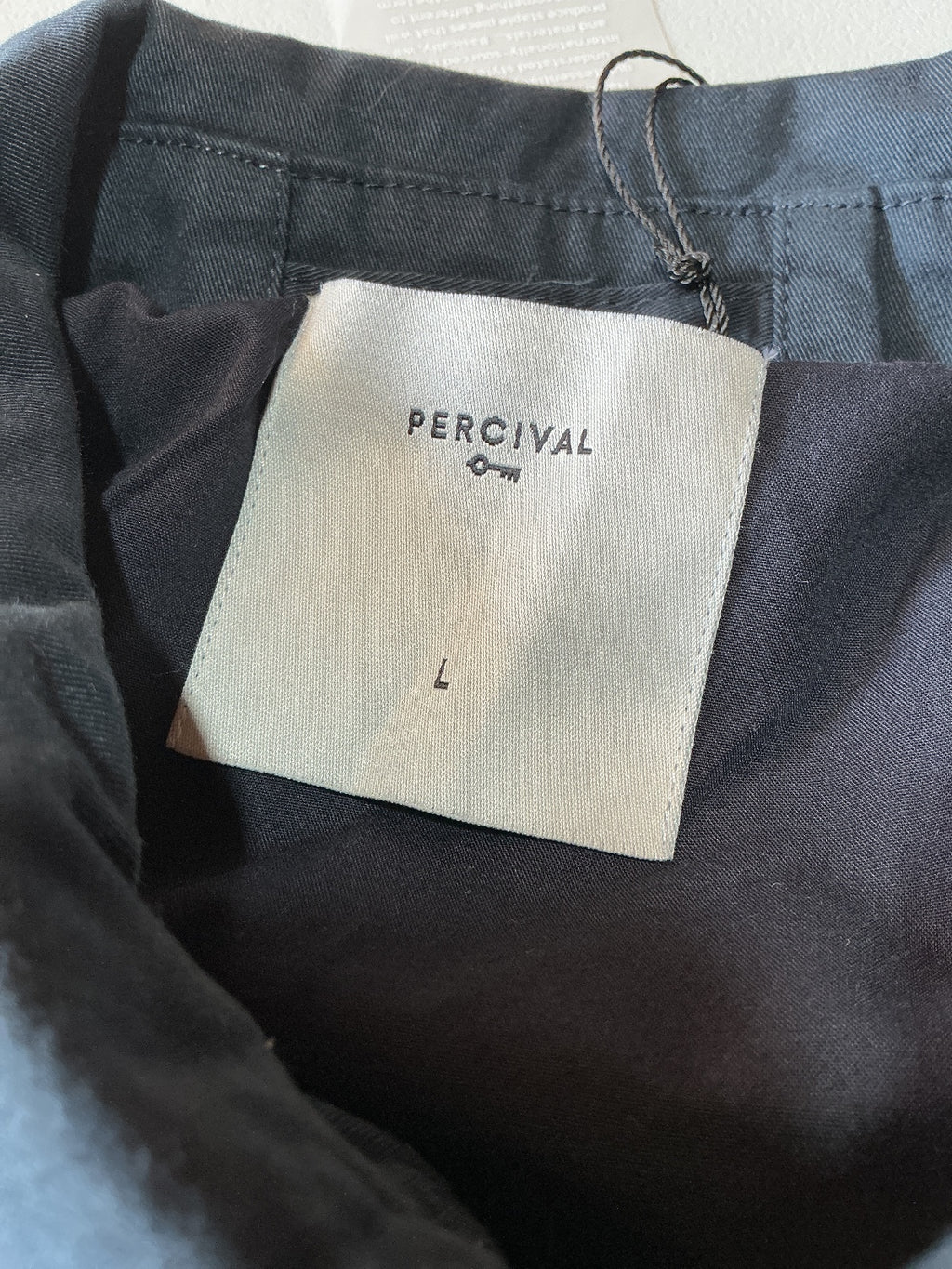 Percival Leo Harrington Navy Jacket Size L Classic Style Lightweight