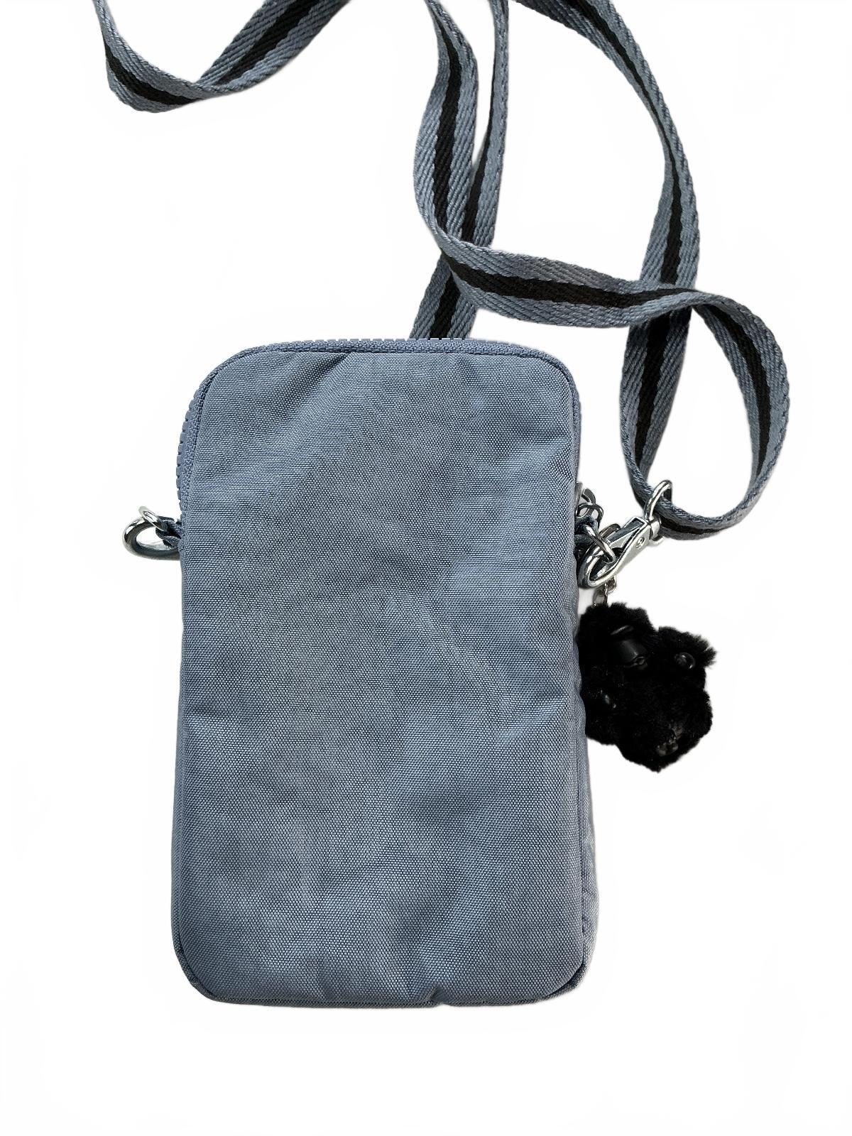 Kipling TELMO Small Wallet Crossbody Bag Women Small Blue Stone Removable Strap
