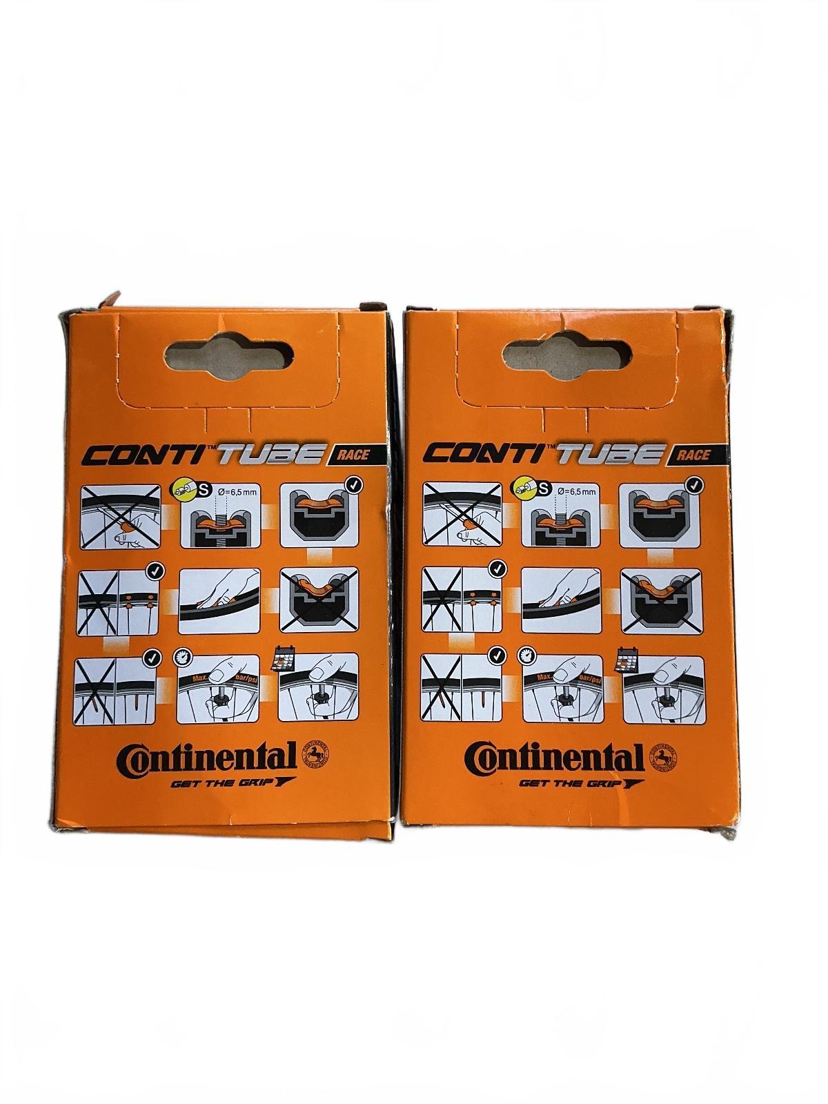 *NEW* 2*Continental Conti Tube Race 28 (700C) Wide Bicycle Inner Tube 60mm Valve