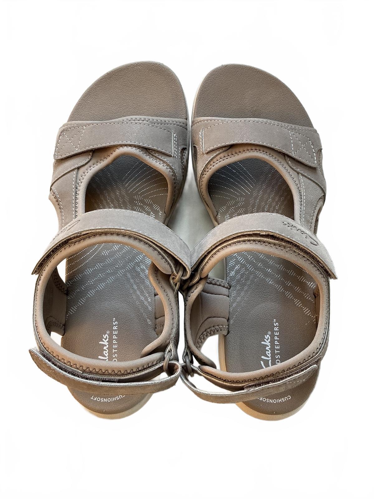 Clarks Mira Bay Stone Sandals Size 6D Uk Comfortable