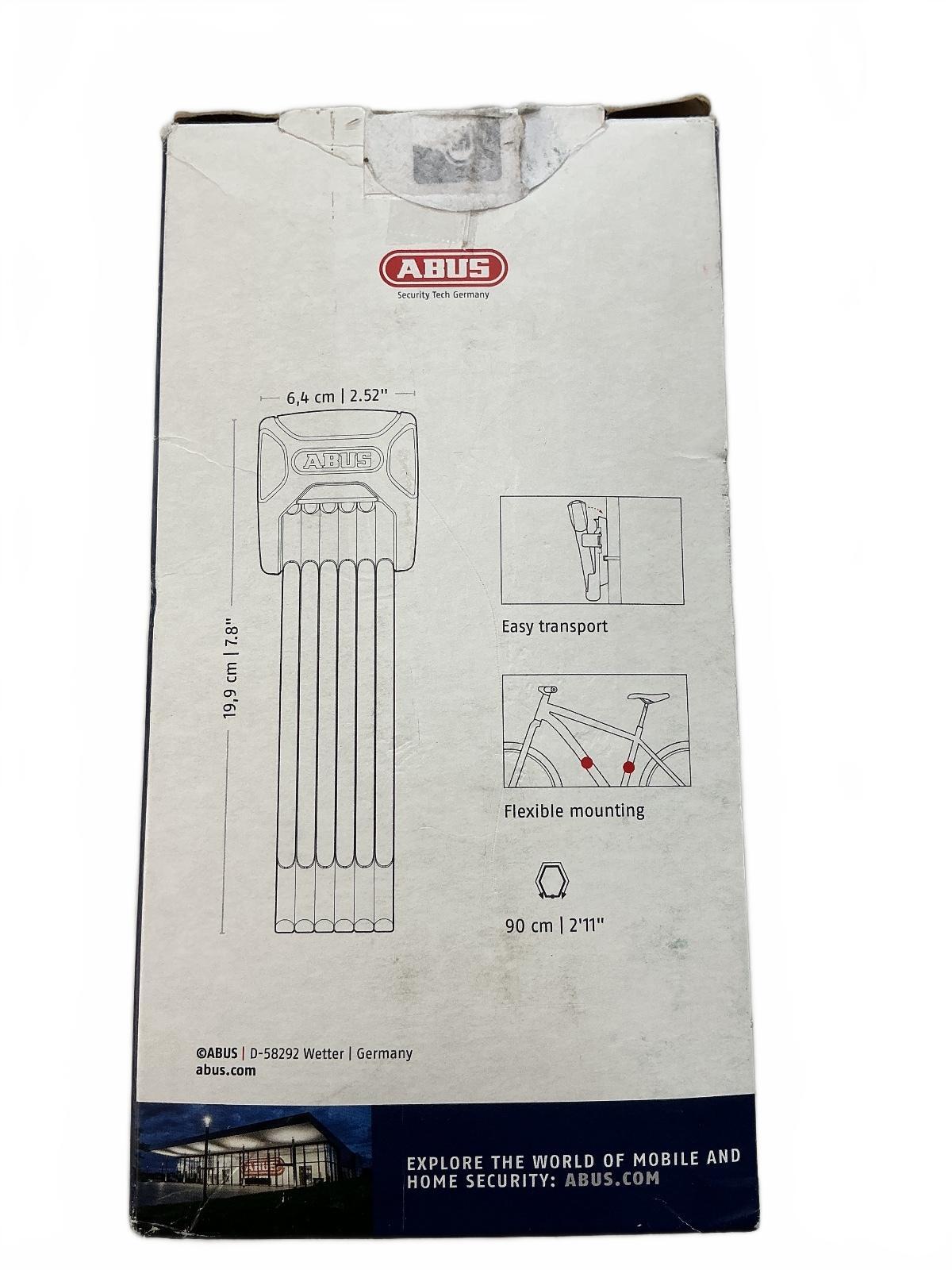 ABUS Bordo 6000K Folding Lock 90 cm High Security
