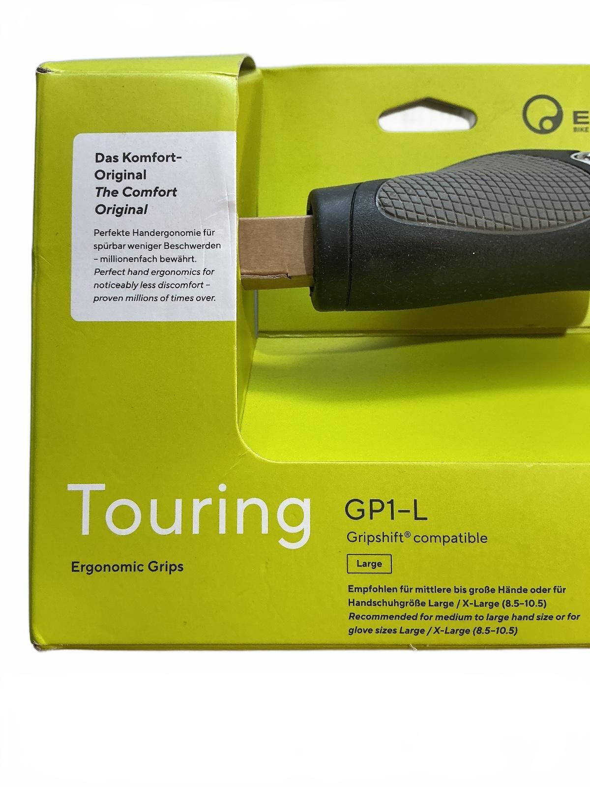 *NEW* Ergon GP1-L Touring Ergonomic Bike Grips Comfortable Grip