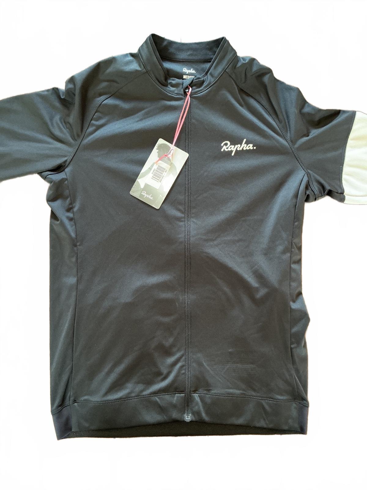 Rapha Ladies Black Long Sleeve Cycling Jersey Size Regular M Comfortable Fit