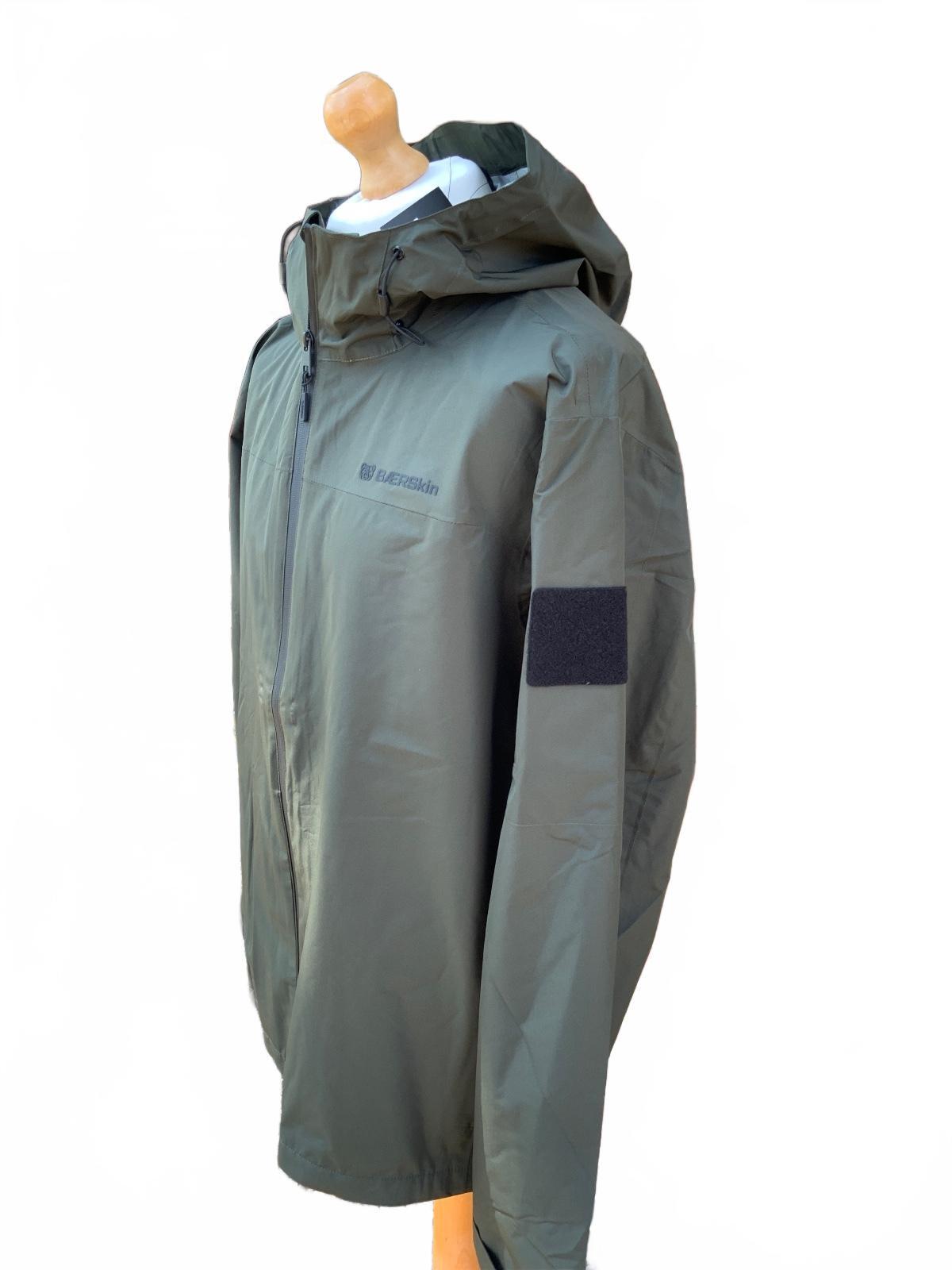 BAERSkin XL Heavy-Storm Waterproof Rain Jacket 2.0 in Hunter Green