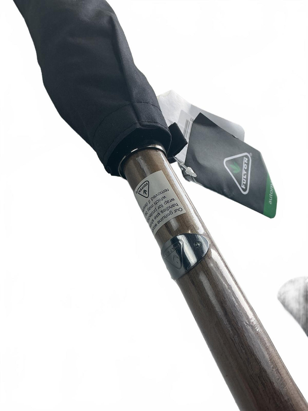 Fulton Mayfair Umbrella Black Wood Handle 101cm Size