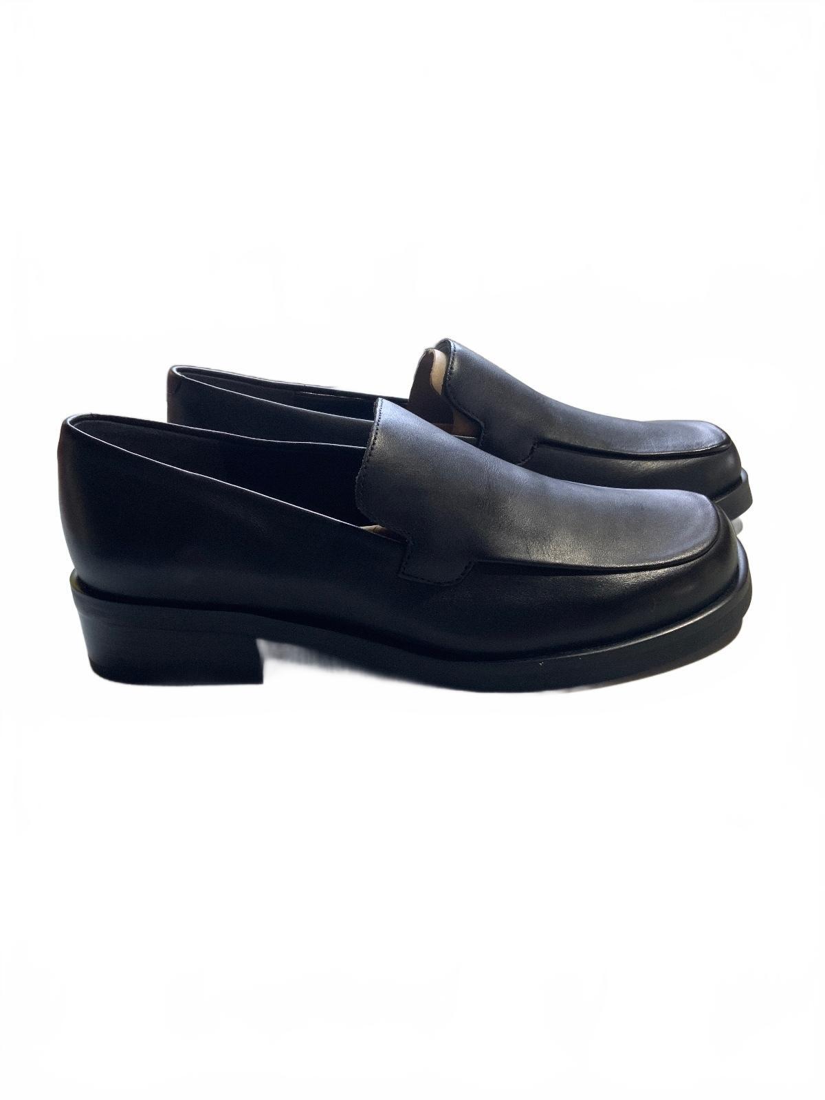 Franco Sarto L-Bocca Black Leather Loafers UK 3.5