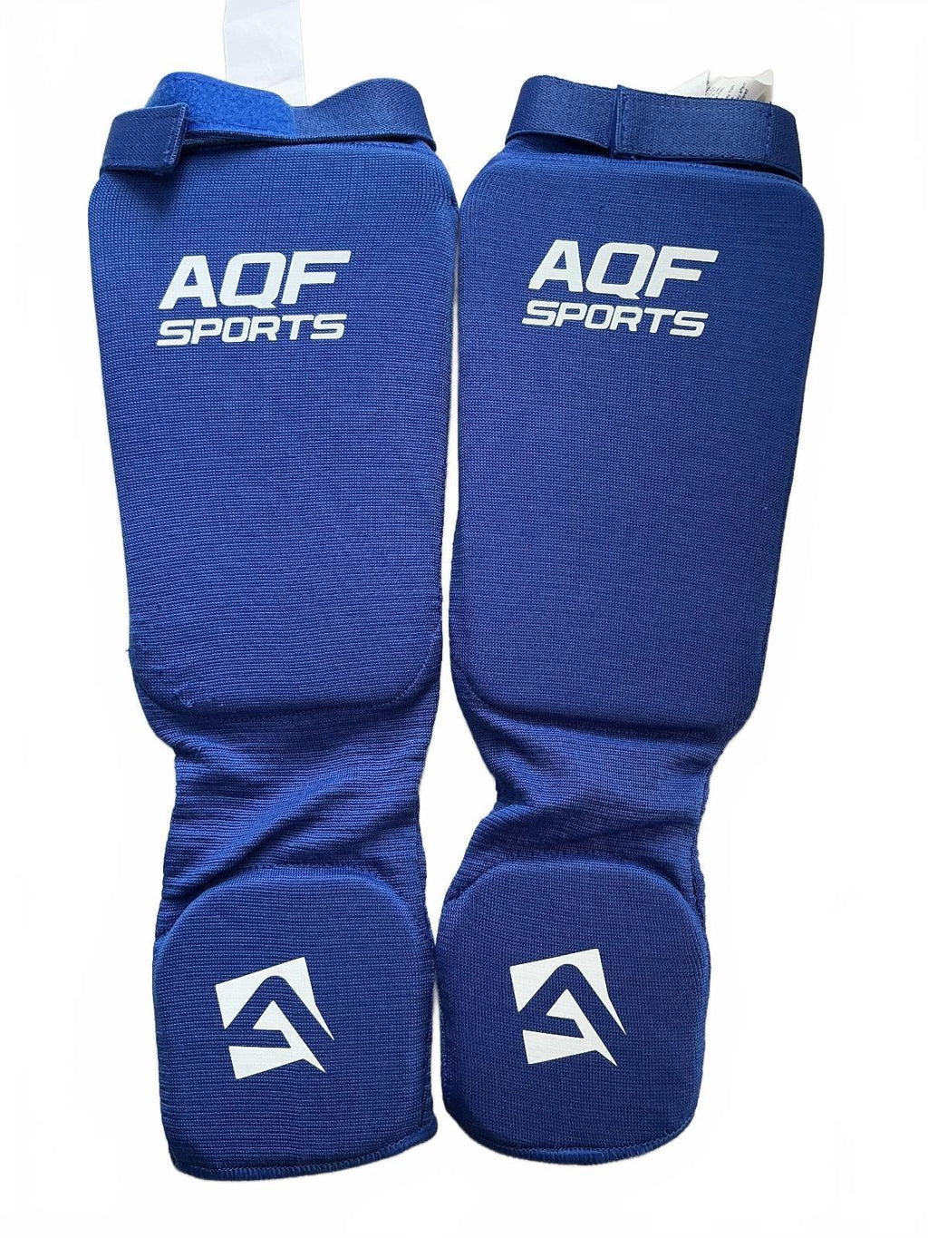 AQF Sports Blue Shin Instep Guards Small