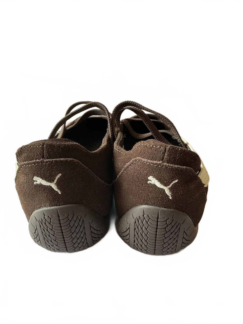 Puma Brown Speedcat Ballet Flats Size 6 UK Stylish Comfort