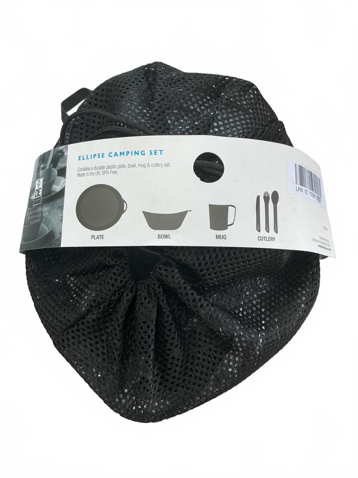 Lifeventure Ellipse Camping Set Graphite UK Made