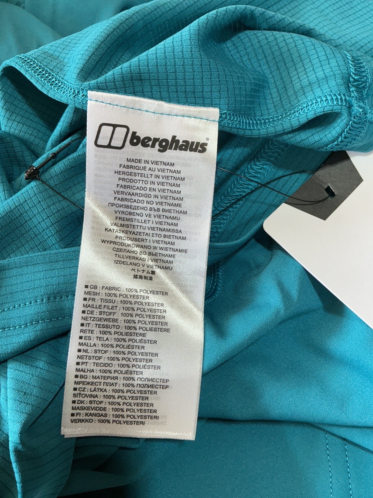 Berghaus W 24/7 Maternity L/S HZ Tech Tee Top UK 8 XS Blue Activewear