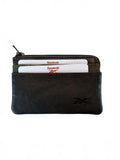 Reebok Club Men's Brown Leather Purse Wallet Zip Card Holder New