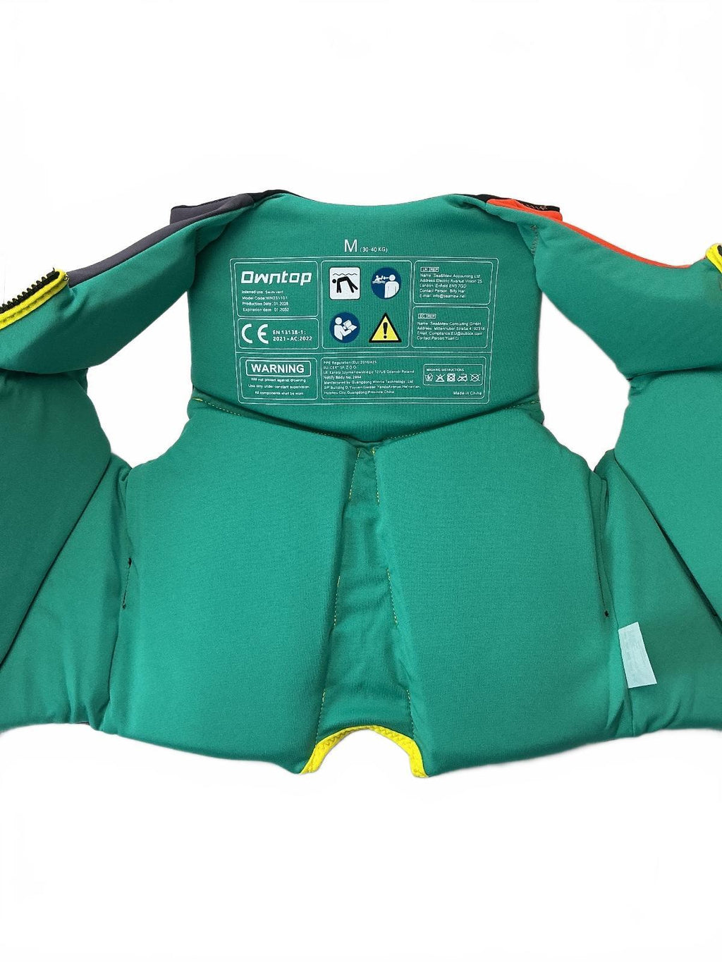 Owntop Swim Vest Life Jacket Medium 30-40kg