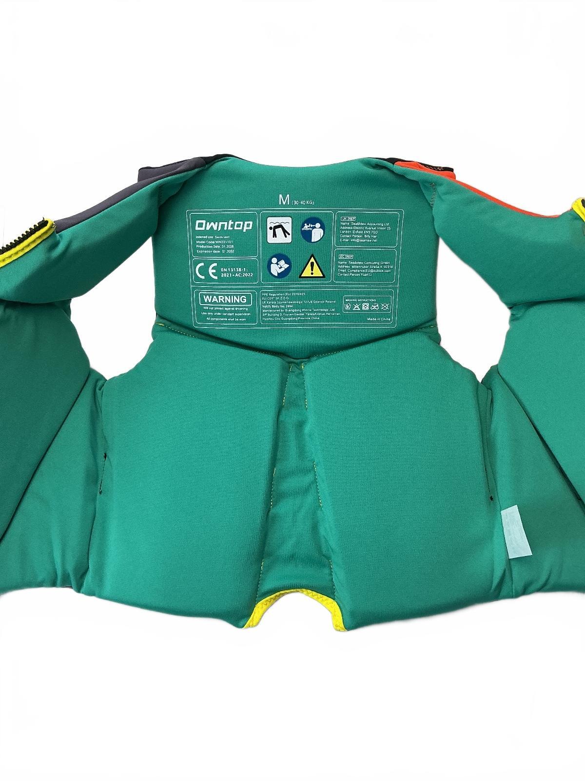 Owntop Swim Vest Life Jacket Medium 30-40kg