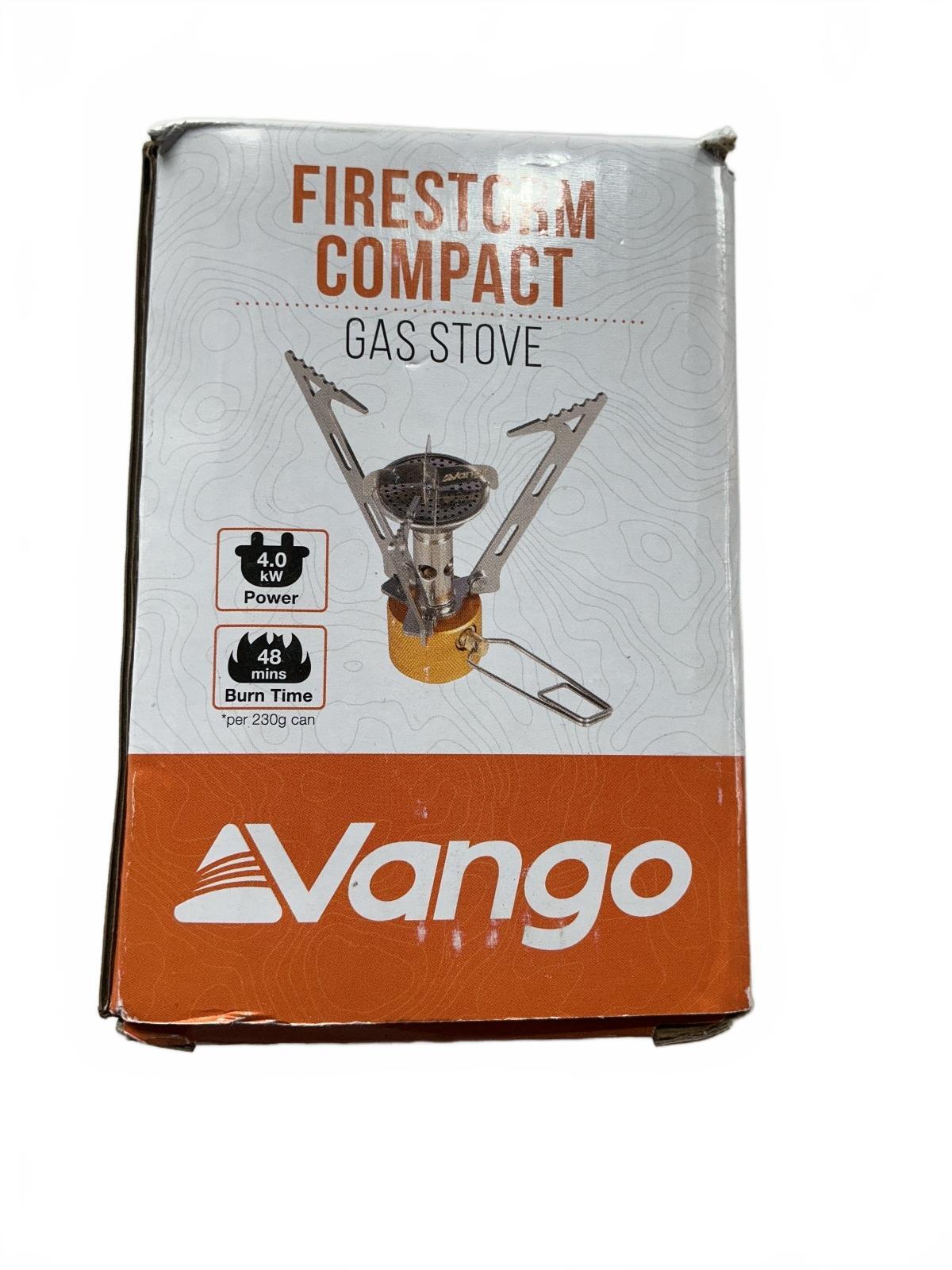 Vango Firestorm Compact Gas Stove 4.0 kW Burner Outdoor Camping Stove