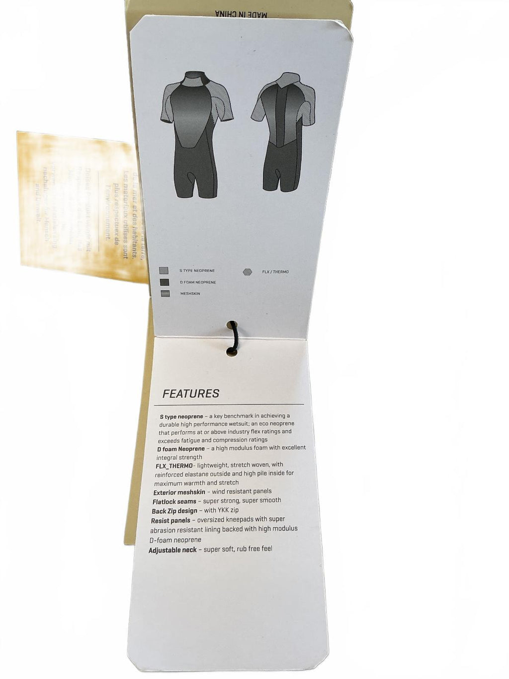 Dakine Mens Quantum Back Zip Shorty 2/2mm Wetsuit Size M Medium