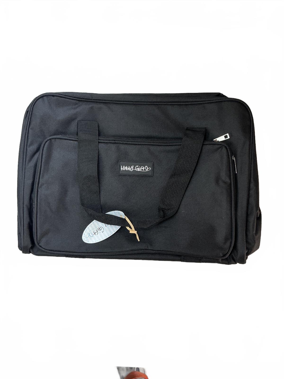 Hobby Gift Sewing Machine Carry Bag Black Durable Padding Large Pocket
