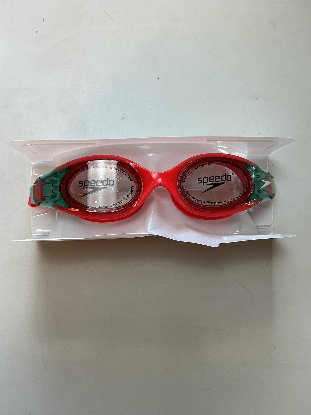 *NEW* Speedo Hydrosity 2.0 Junior Swimming Goggles 6-14 Years Red Green