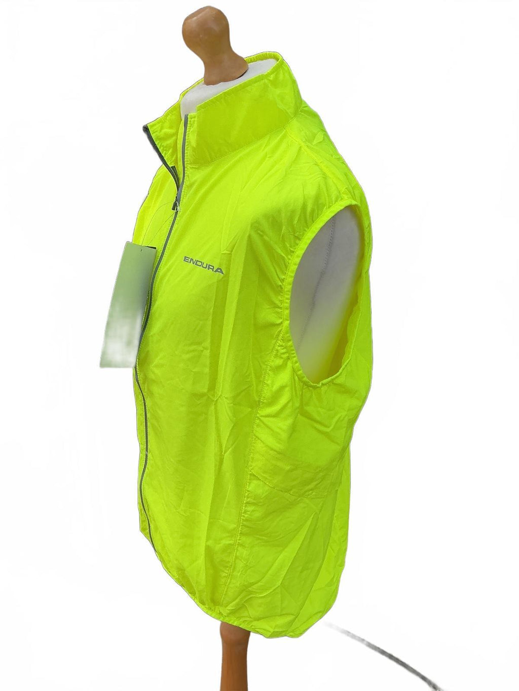 Endura Hi-Vis Yellow Cycling Vest XXL Reflective Safety Outerwear