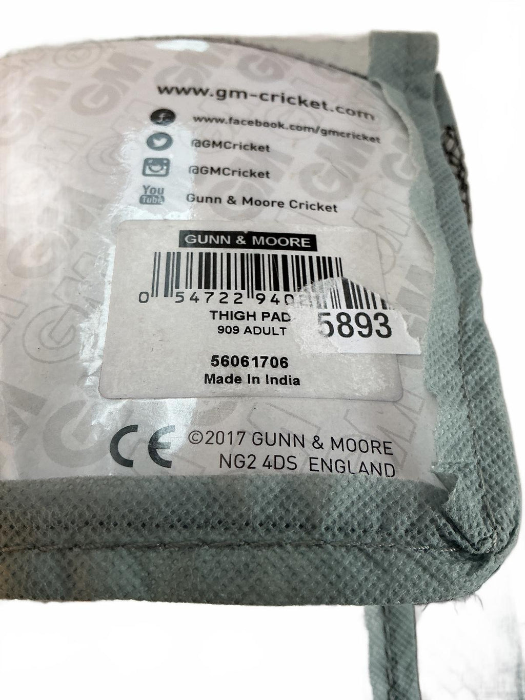 Gunn & Moore GM 909 Adult Thigh Pad Cricket Protection