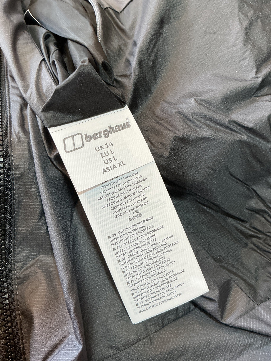 *NEW* Berghaus W MTN Arete LB Synthetic Vest Grey Black UK 14